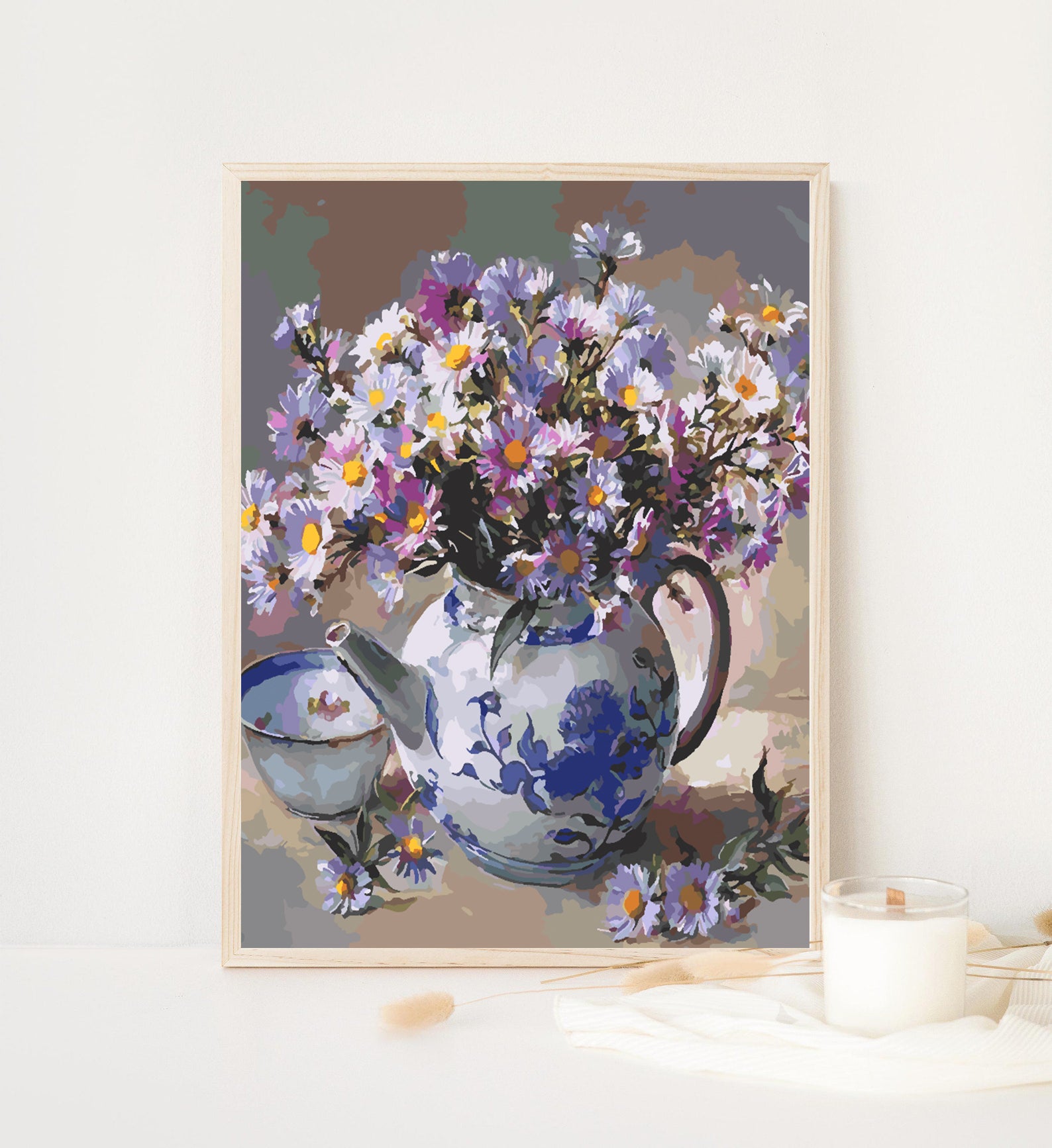 Pictura pe numere - Flori în Vază 4392