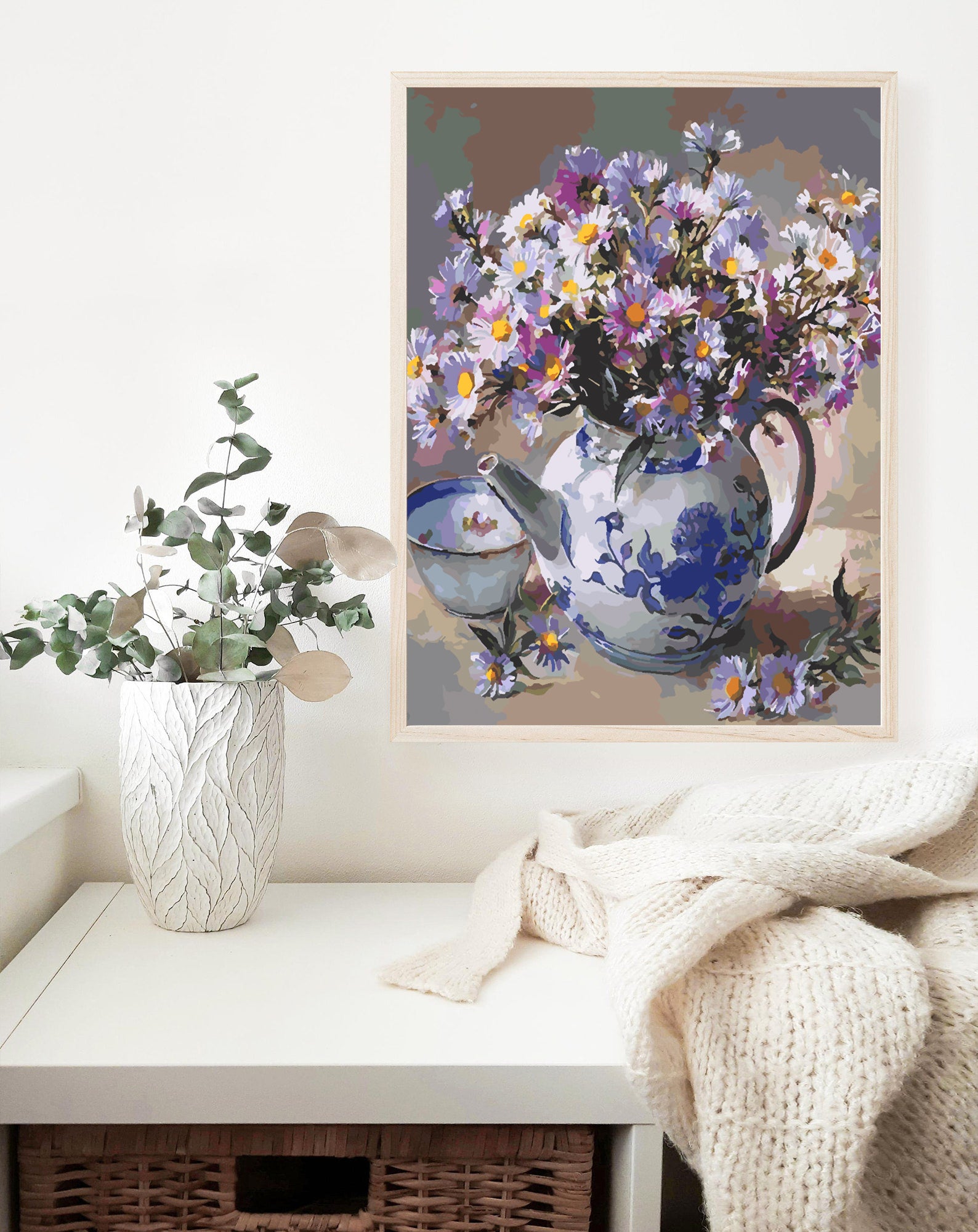 Pictura pe numere - Flori în Vază 4392