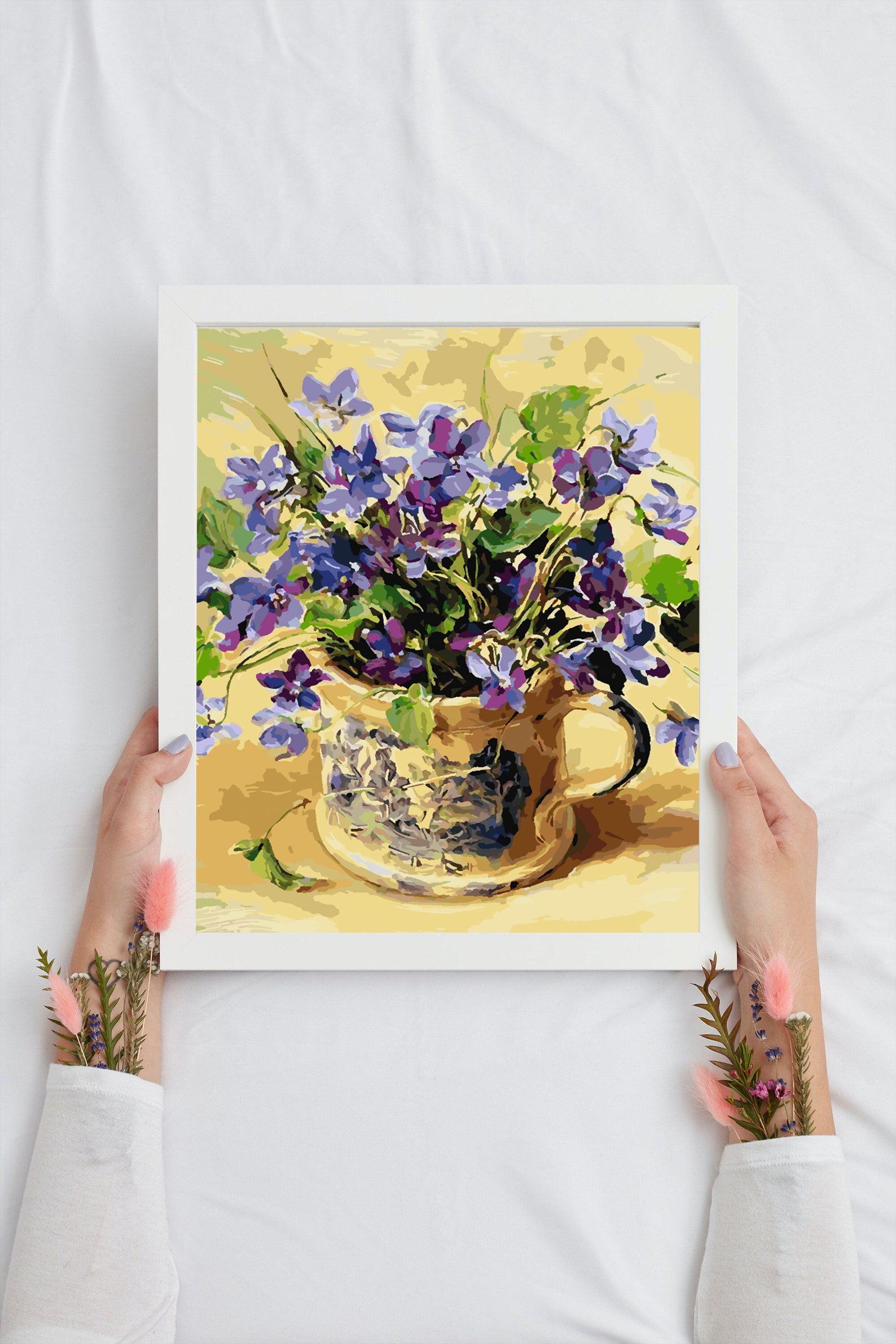 Malen nach Zahlen - Blumen in einer Vase 4393