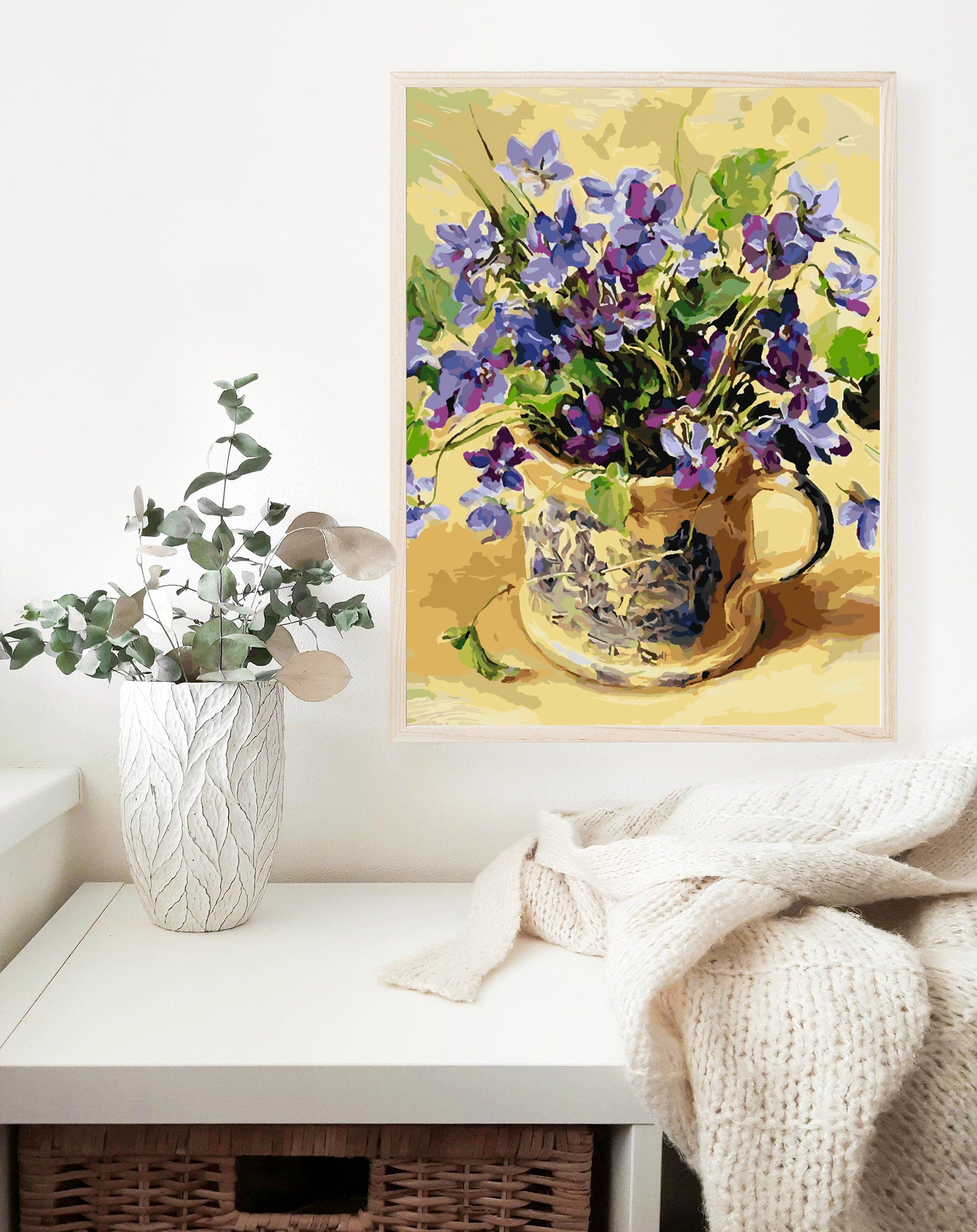 Malen nach Zahlen - Blumen in einer Vase 4393