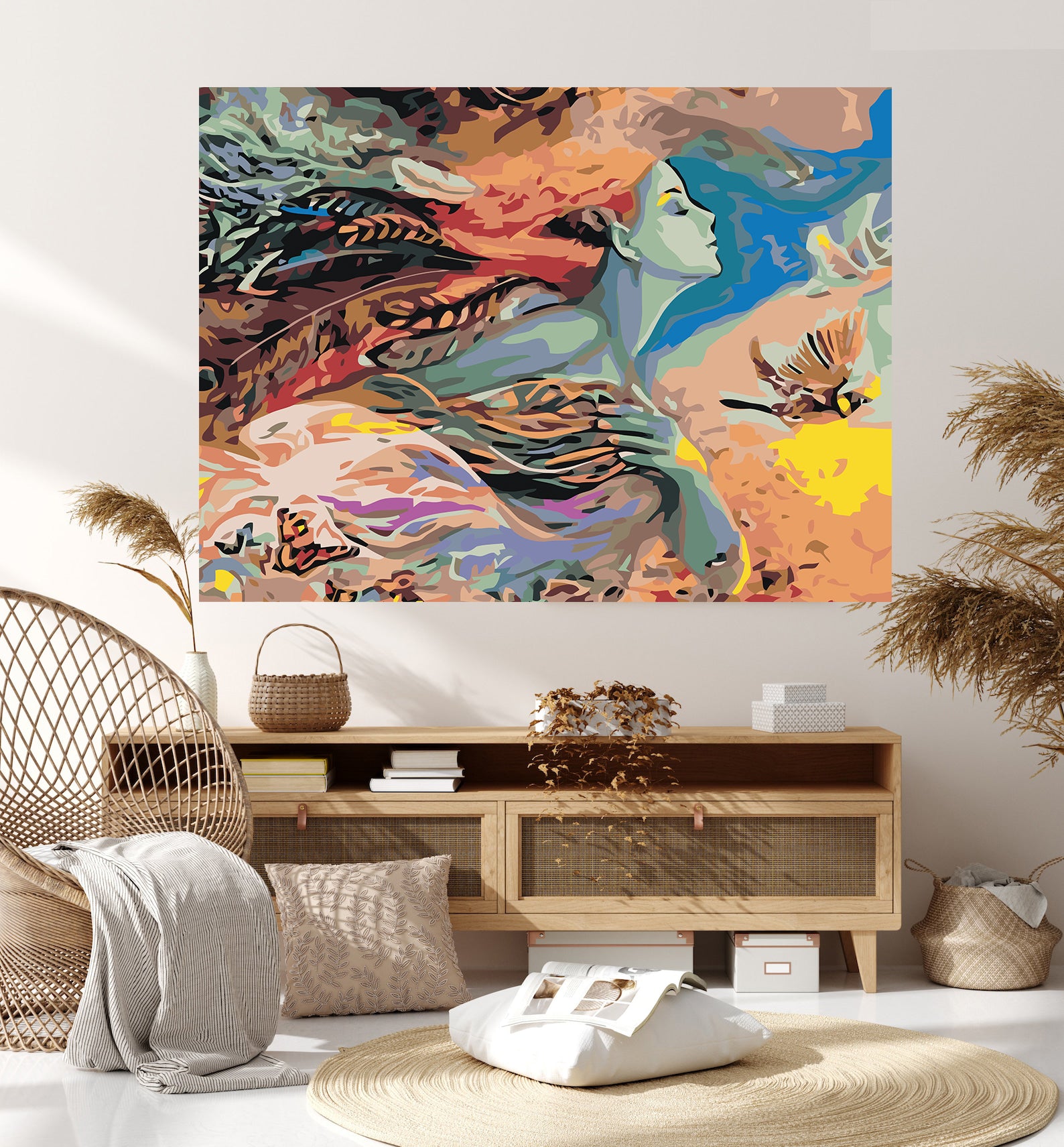 Malen nach Zahlen - Flying Girl 4400