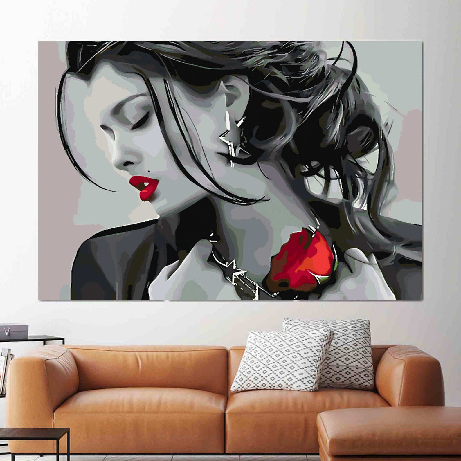 Peinture par numéros - Portrait de femme sensuelle 4401
