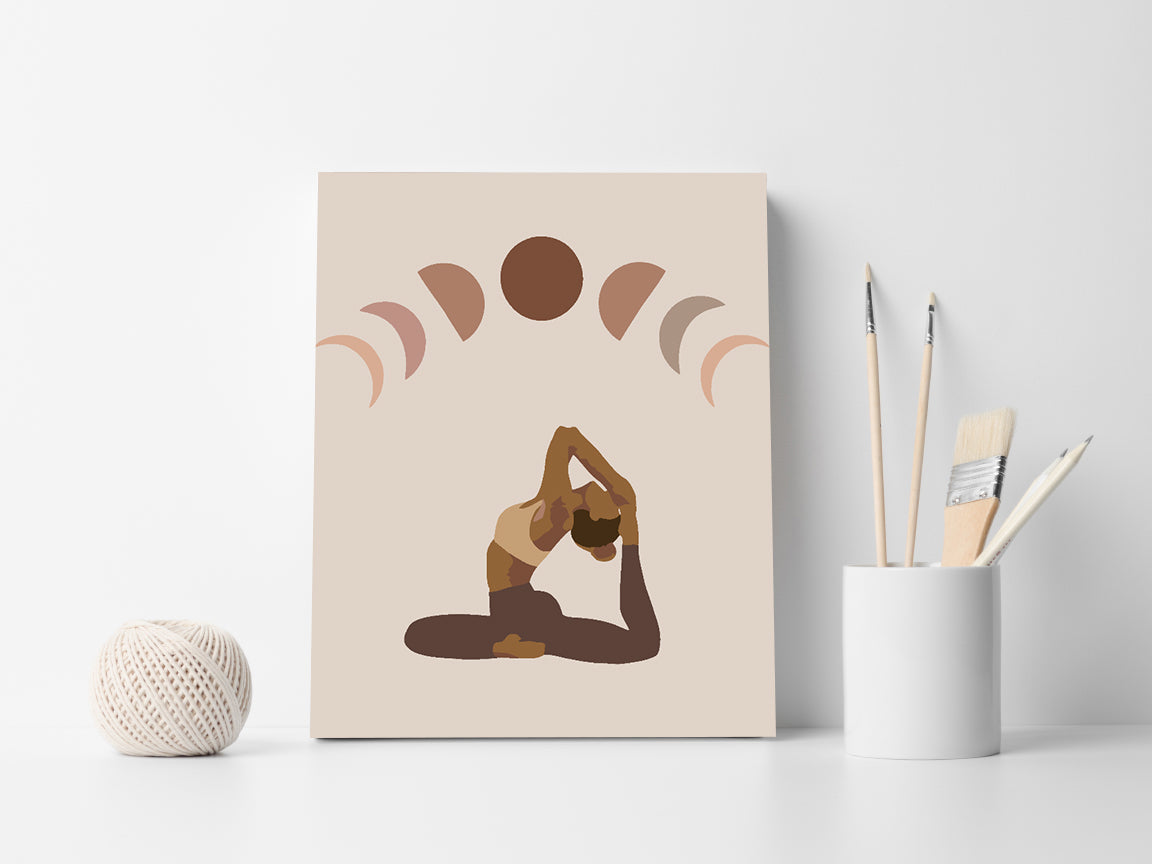 Malen nach Zahlen - Yoga 4404