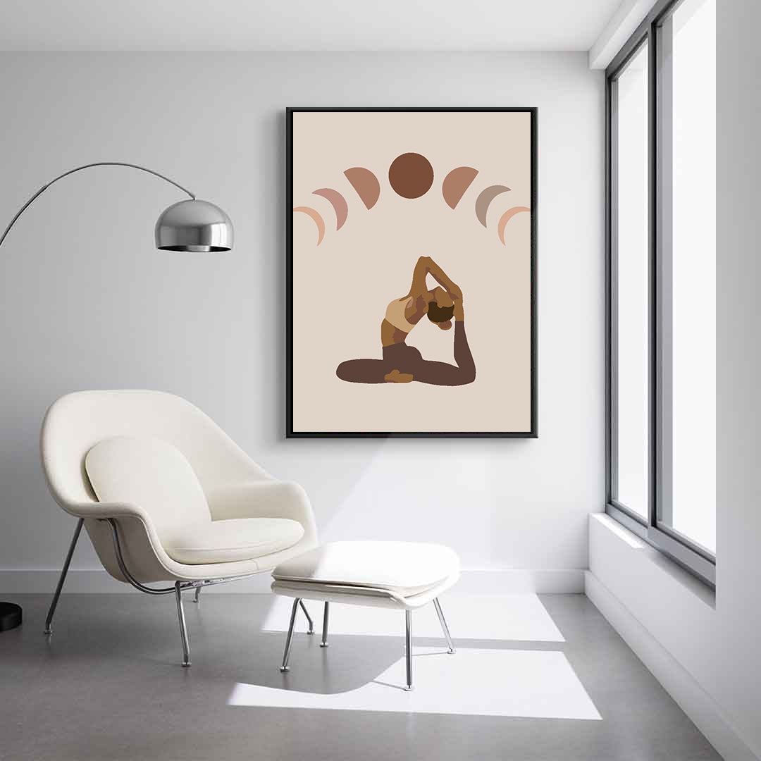 Malen nach Zahlen - Yoga 4404