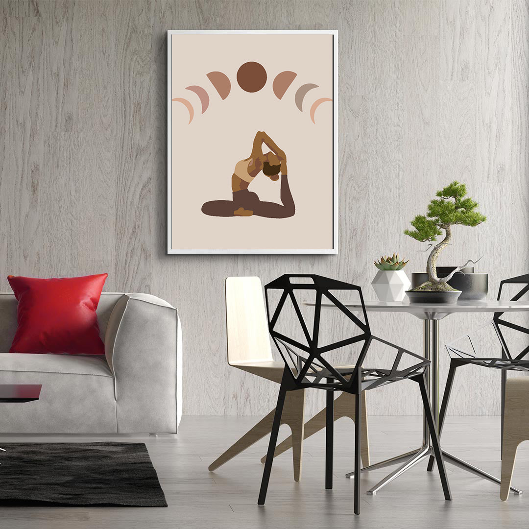 Malen nach Zahlen - Yoga 4404