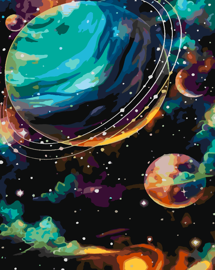 Pictura pe numere - Cosmos 4411