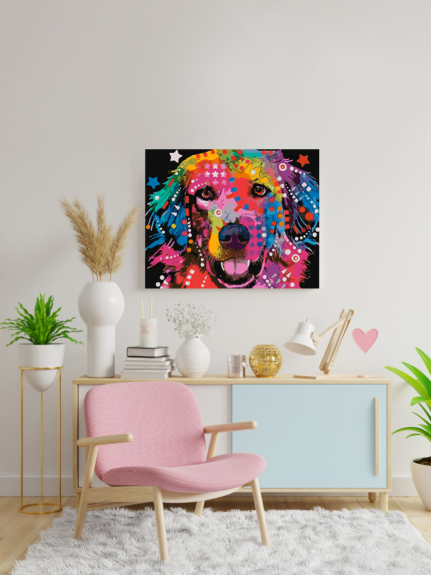 Pictura pe numere - Câine Portret 4412