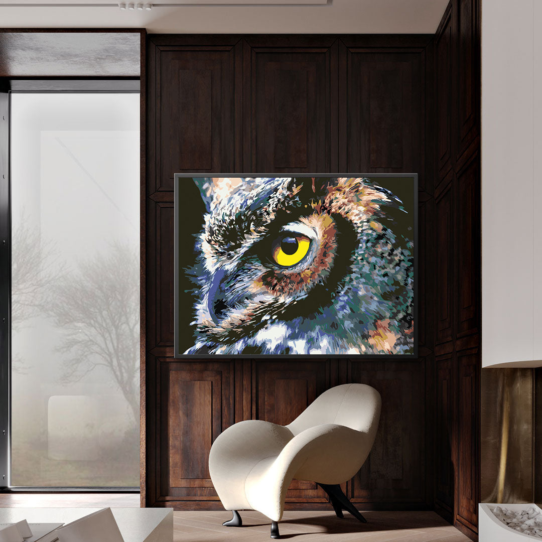 Malen nach Zahlen - Schöne Eule 4416