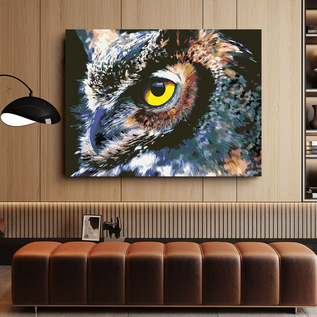 Malen nach Zahlen - Schöne Eule 4416