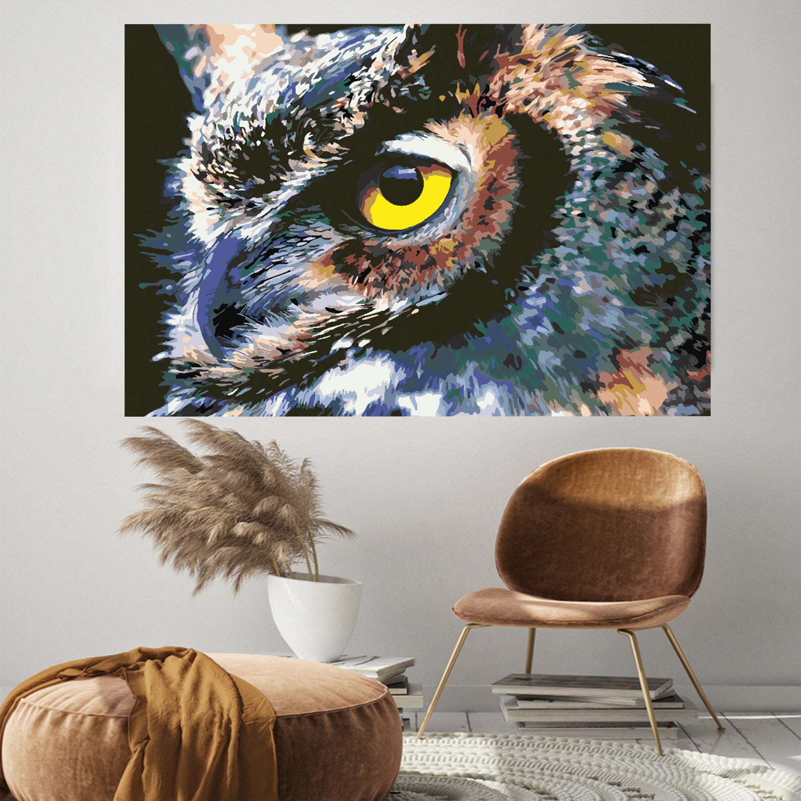 Malen nach Zahlen - Schöne Eule 4416