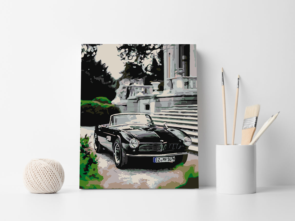 Malen nach Zahlen - BMW 507 1957 4422