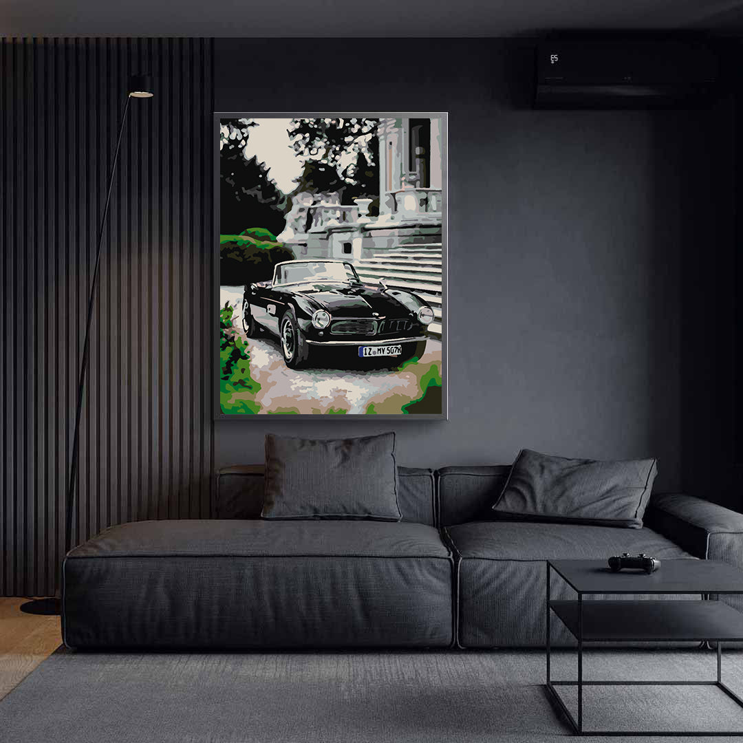 Malen nach Zahlen - BMW 507 1957 4422