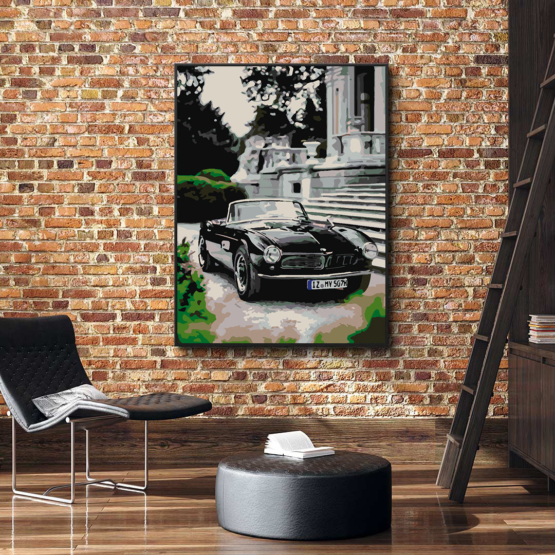 Malen nach Zahlen - BMW 507 1957 4422