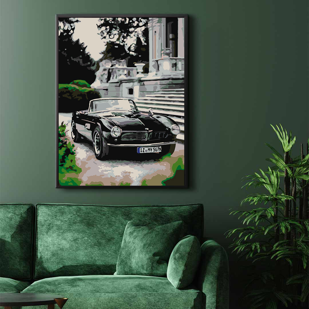 Malen nach Zahlen - BMW 507 1957 4422