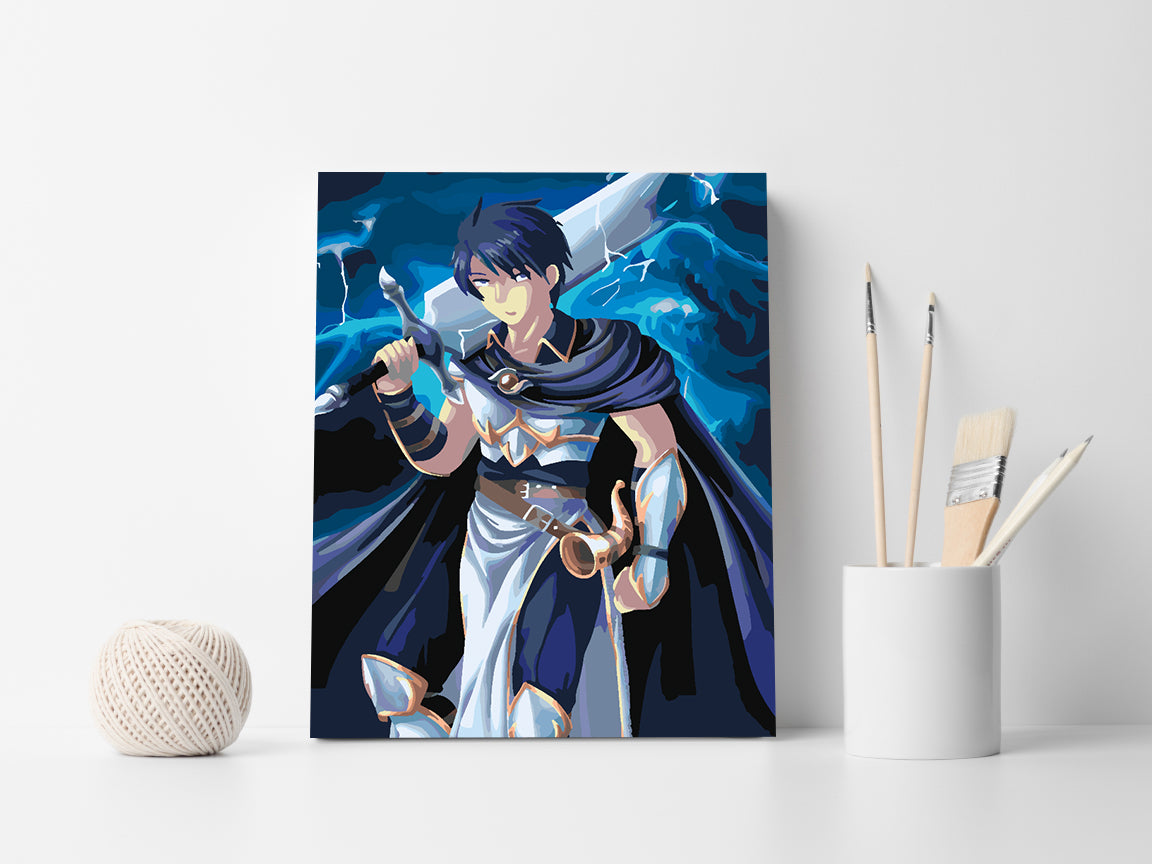 Malen nach Zahlen - Anime Warrior 4426