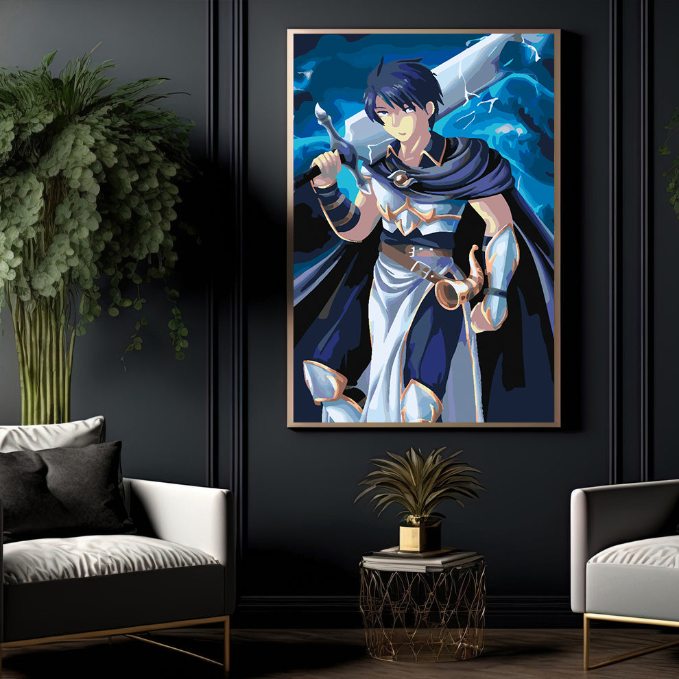 Malen nach Zahlen - Anime Warrior 4426