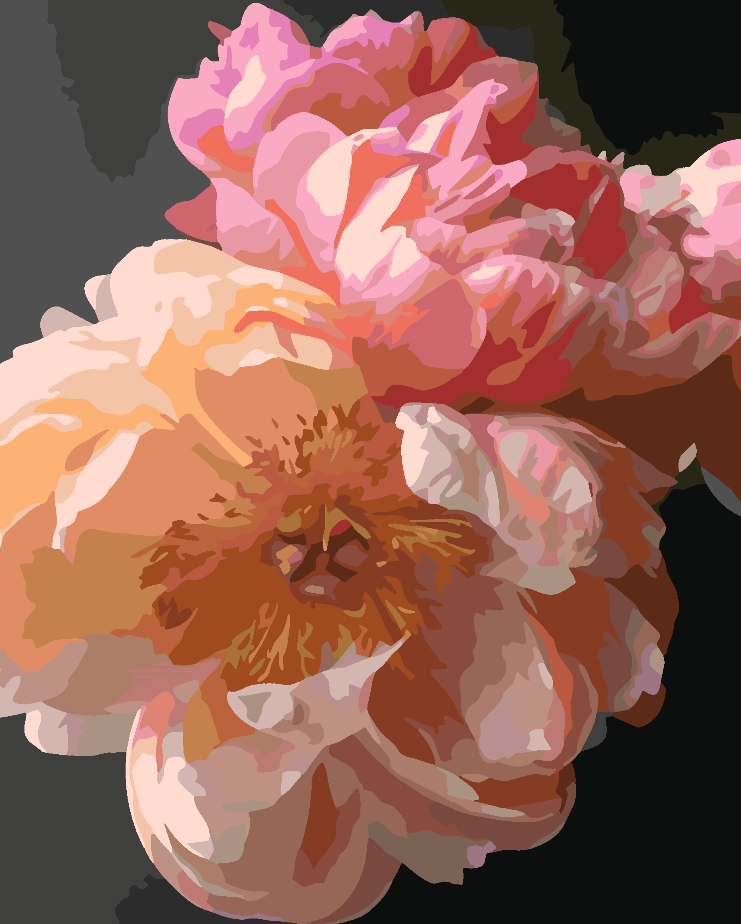 Malen nach Zahlen - Blumen 4430