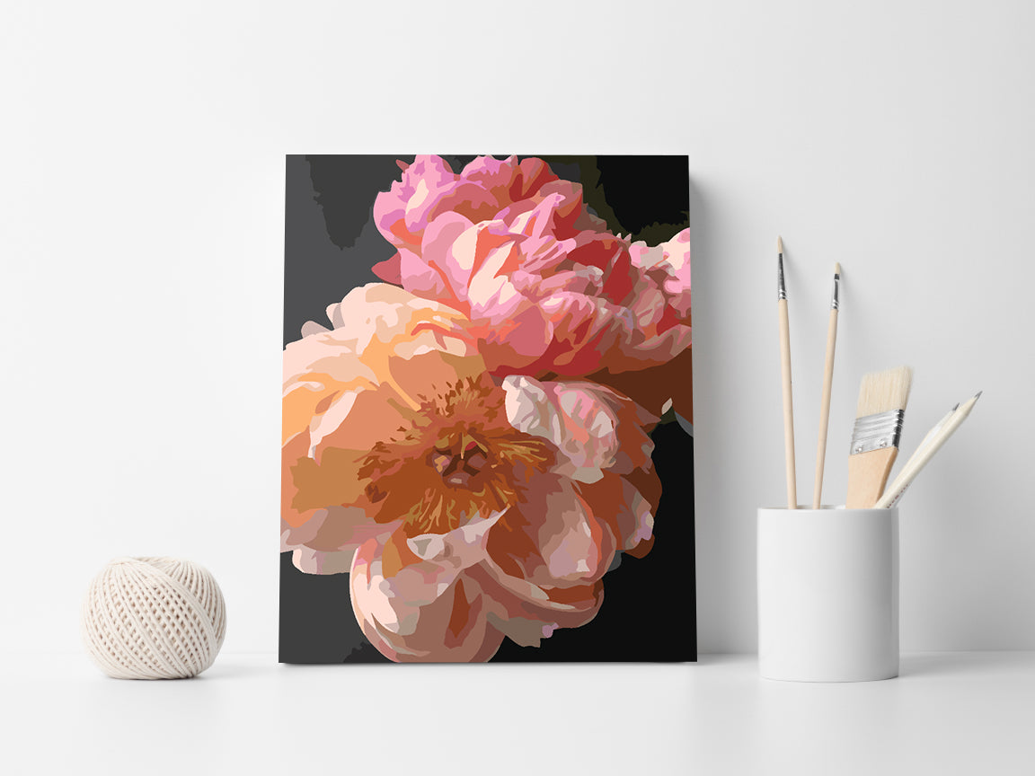 Peinture par numéros - Fleurs 4430