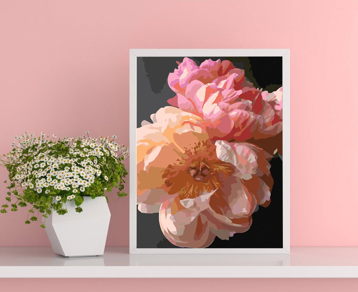 Peinture par numéros - Fleurs 4430