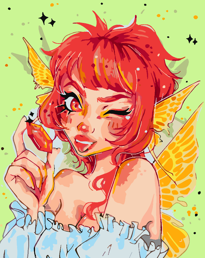 Peinture par numéros - Fée Magique 4432