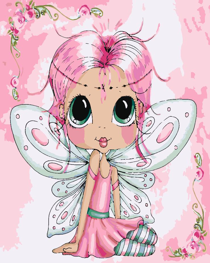 Peinture par numéros - Fée magique 4437