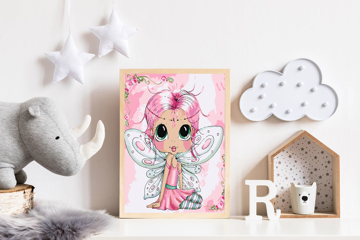 Peinture par numéros - Fée magique 4437