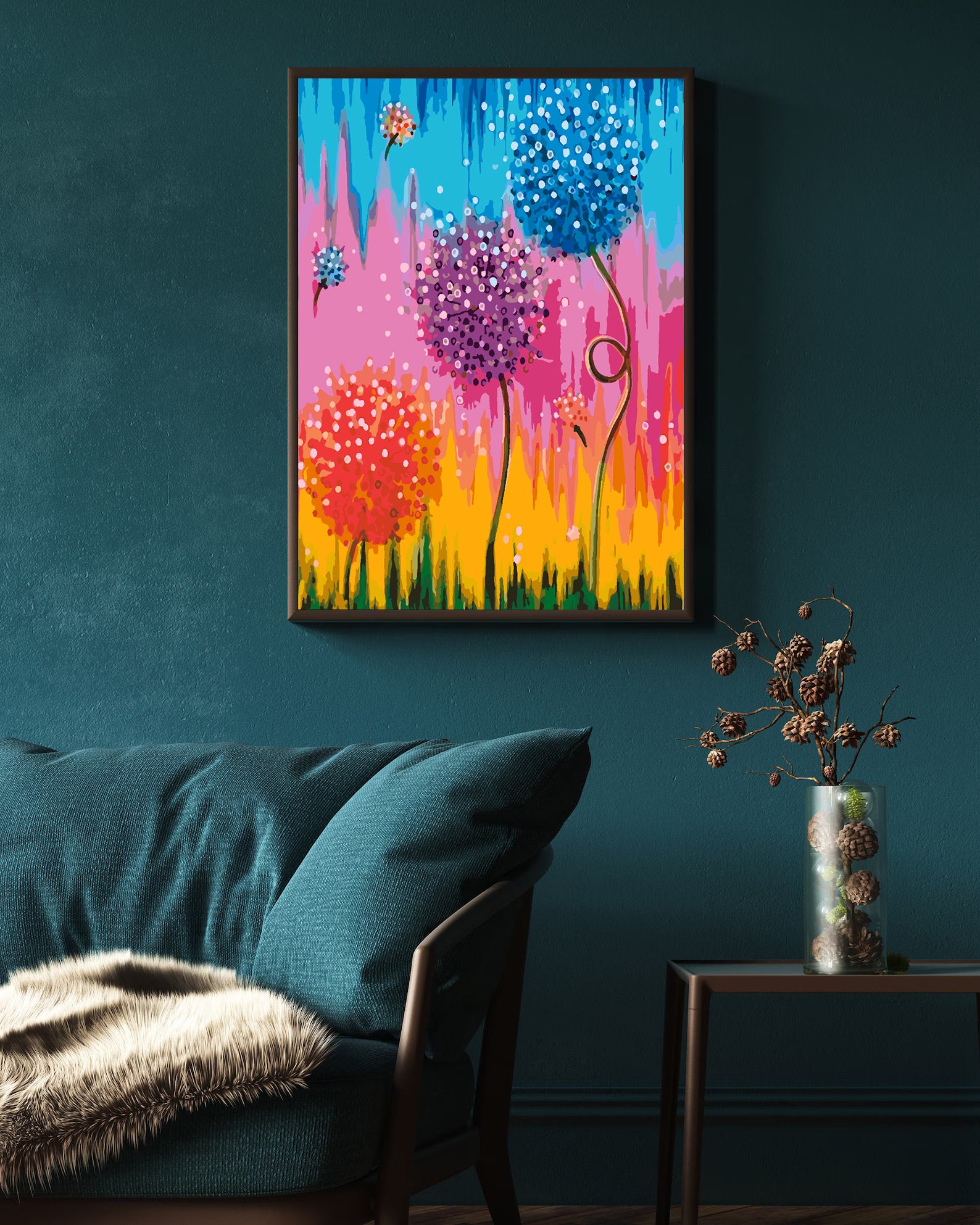 Malen nach Zahlen - Blumen 4439