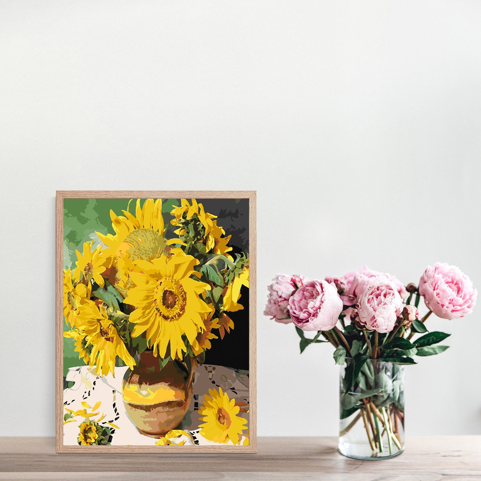 Malen nach Zahlen - Gelbe Blumen 4441