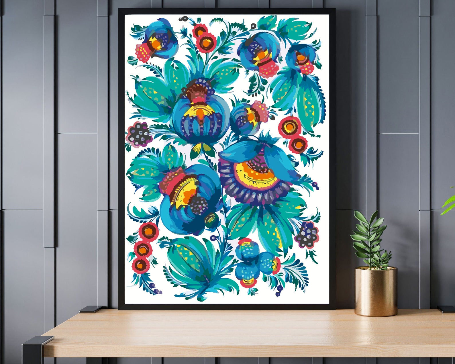 Malen nach Zahlen - Blumen 4447