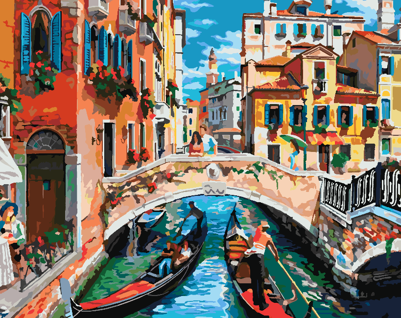 Malen nach Zahlen - Venedig 4452