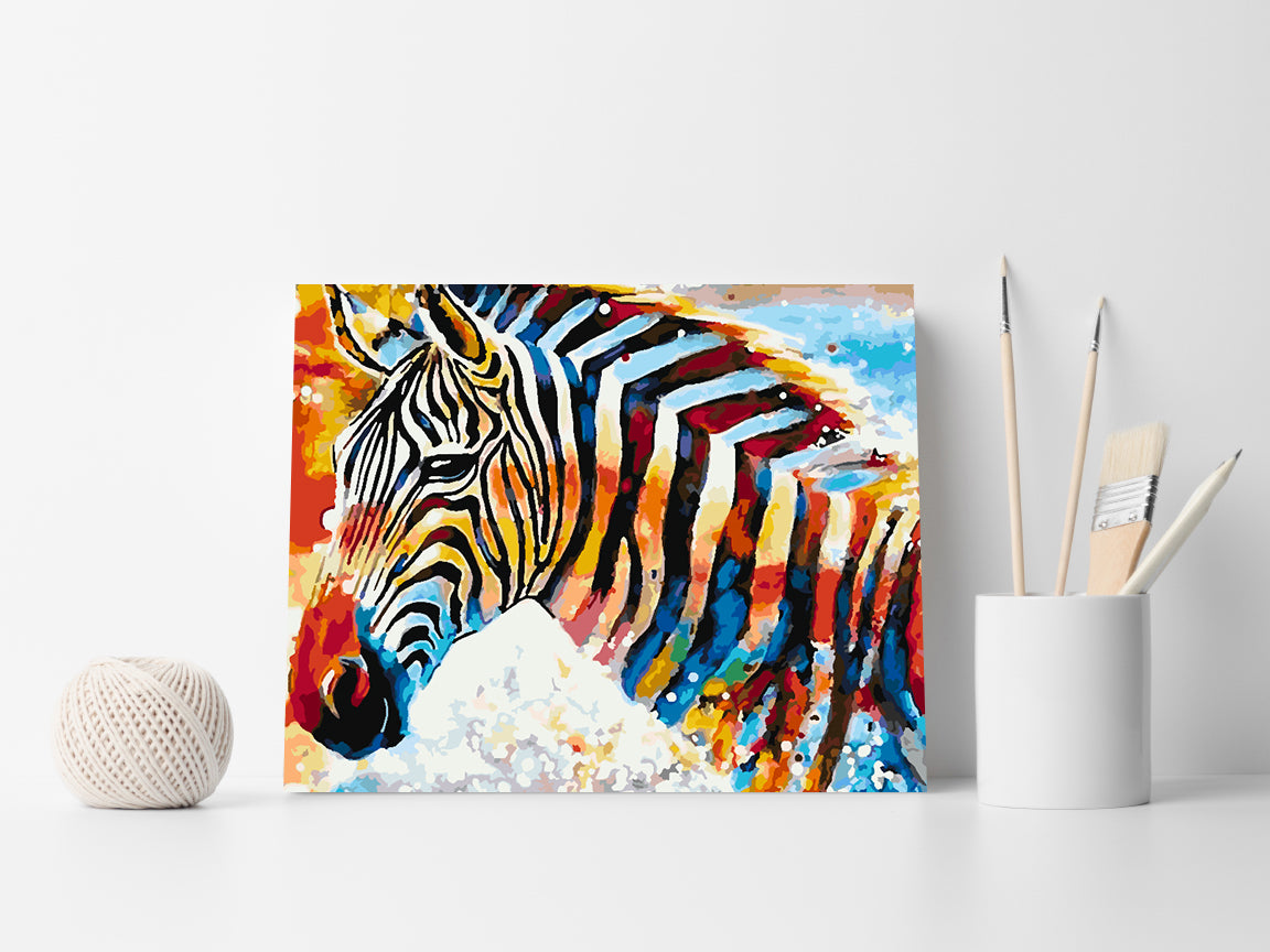 Malen nach Zahlen - Zebra 4453