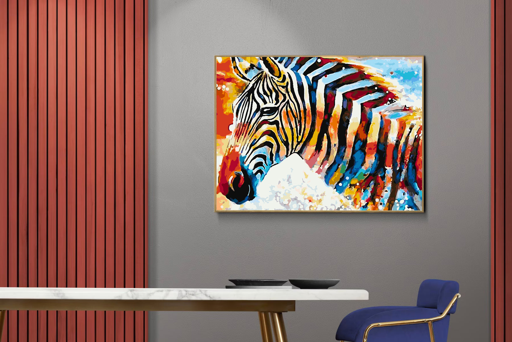 Malen nach Zahlen - Zebra 4453