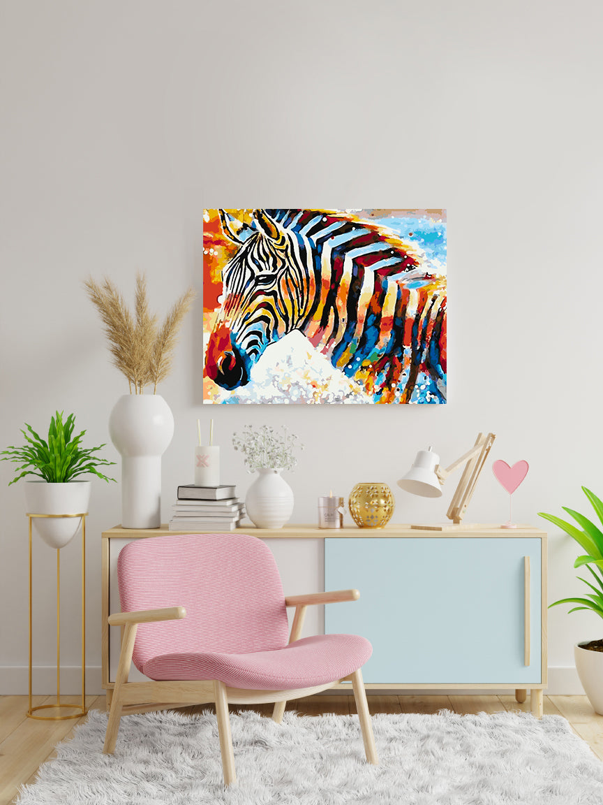 Malen nach Zahlen - Zebra 4453