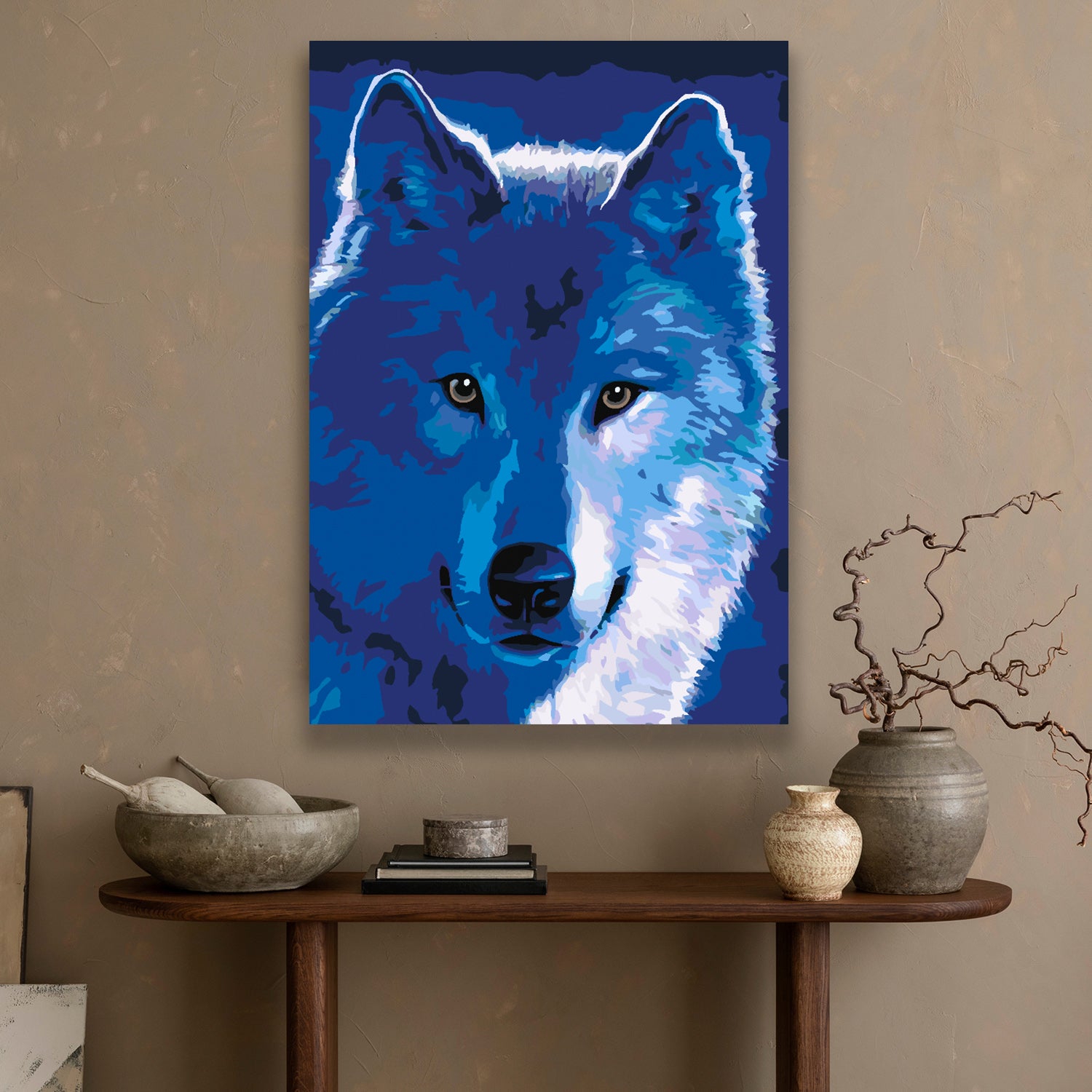 Pictura pe numere - Lup Portret 4454