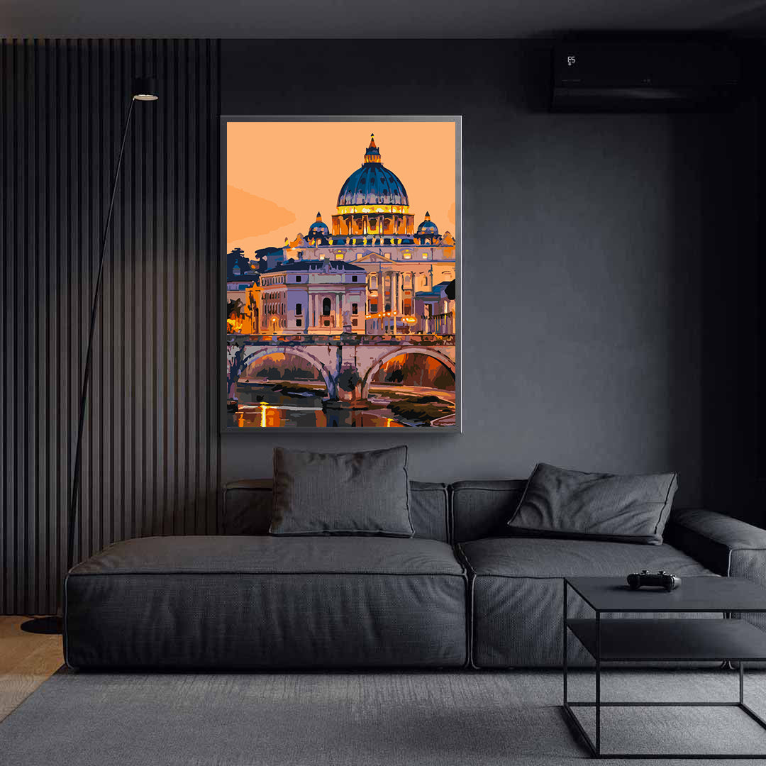 Malen nach Zahlen - Petersdom 4455