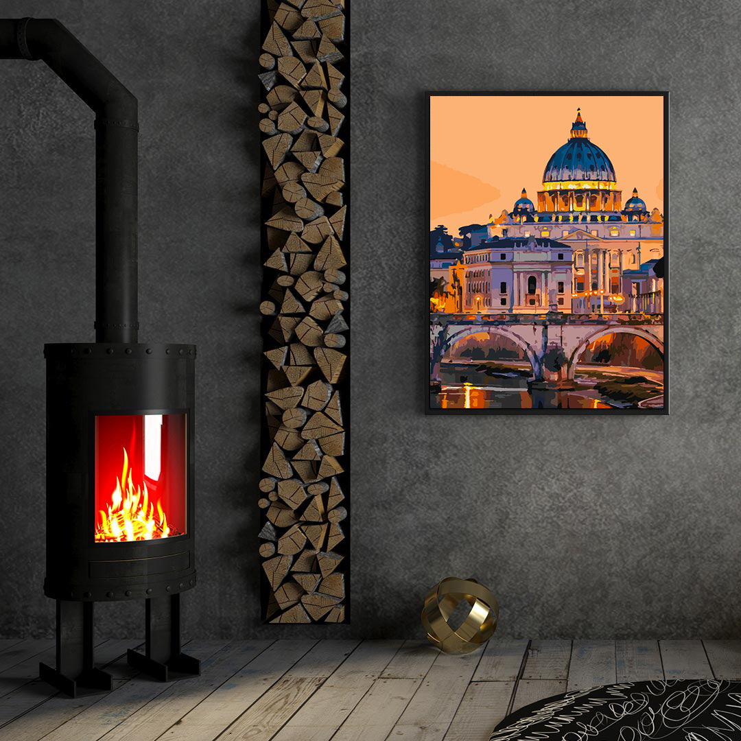 Peinture par numéros - Basilique Saint-Pierre 4455