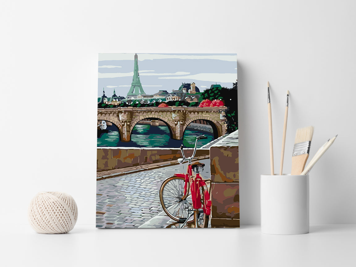 Malen nach Zahlen - Regentag in Paris 4463