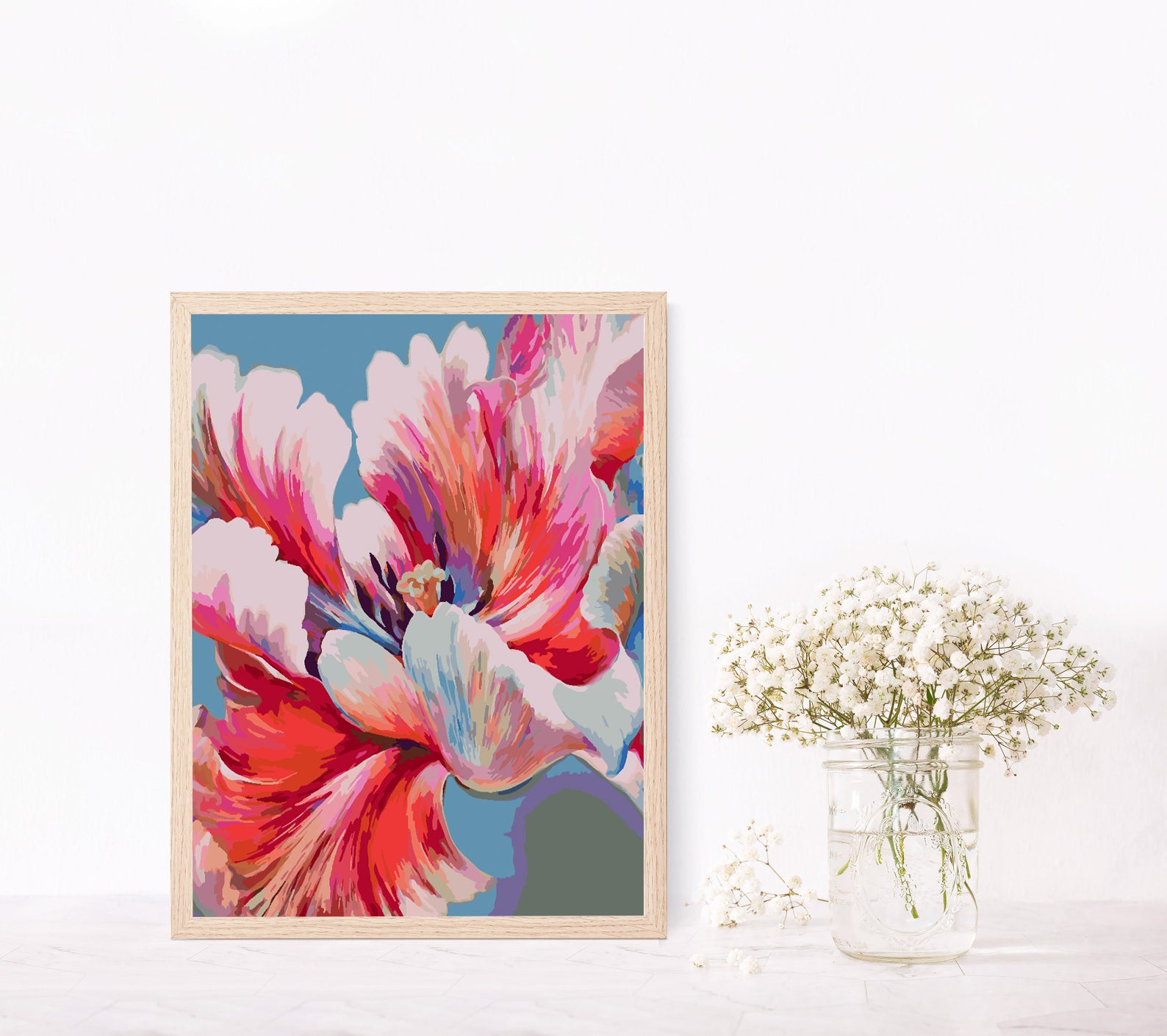 Malen nach Zahlen - Blumen 4464