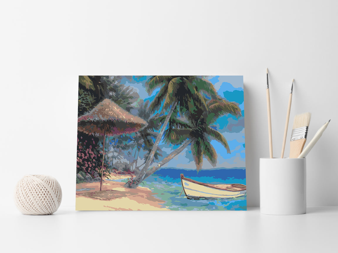 Malen nach Zahlen - Strandlandschaft 4465