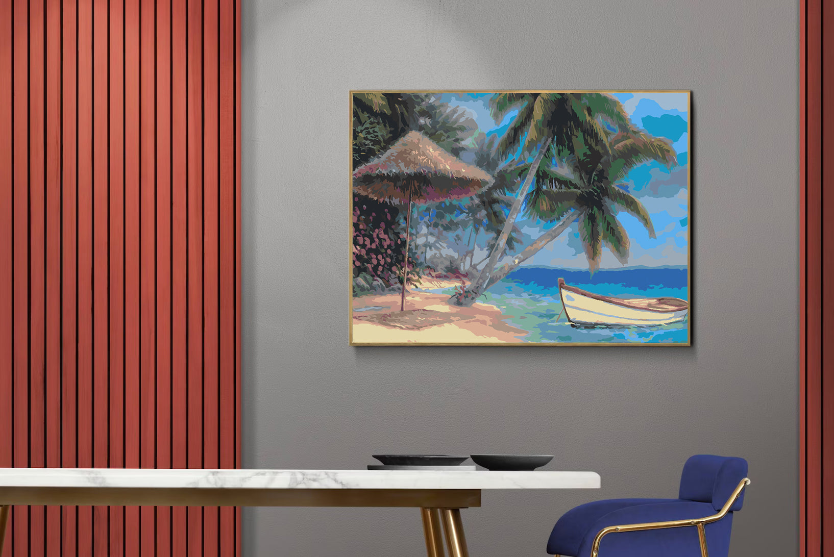 Malen nach Zahlen - Strandlandschaft 4465