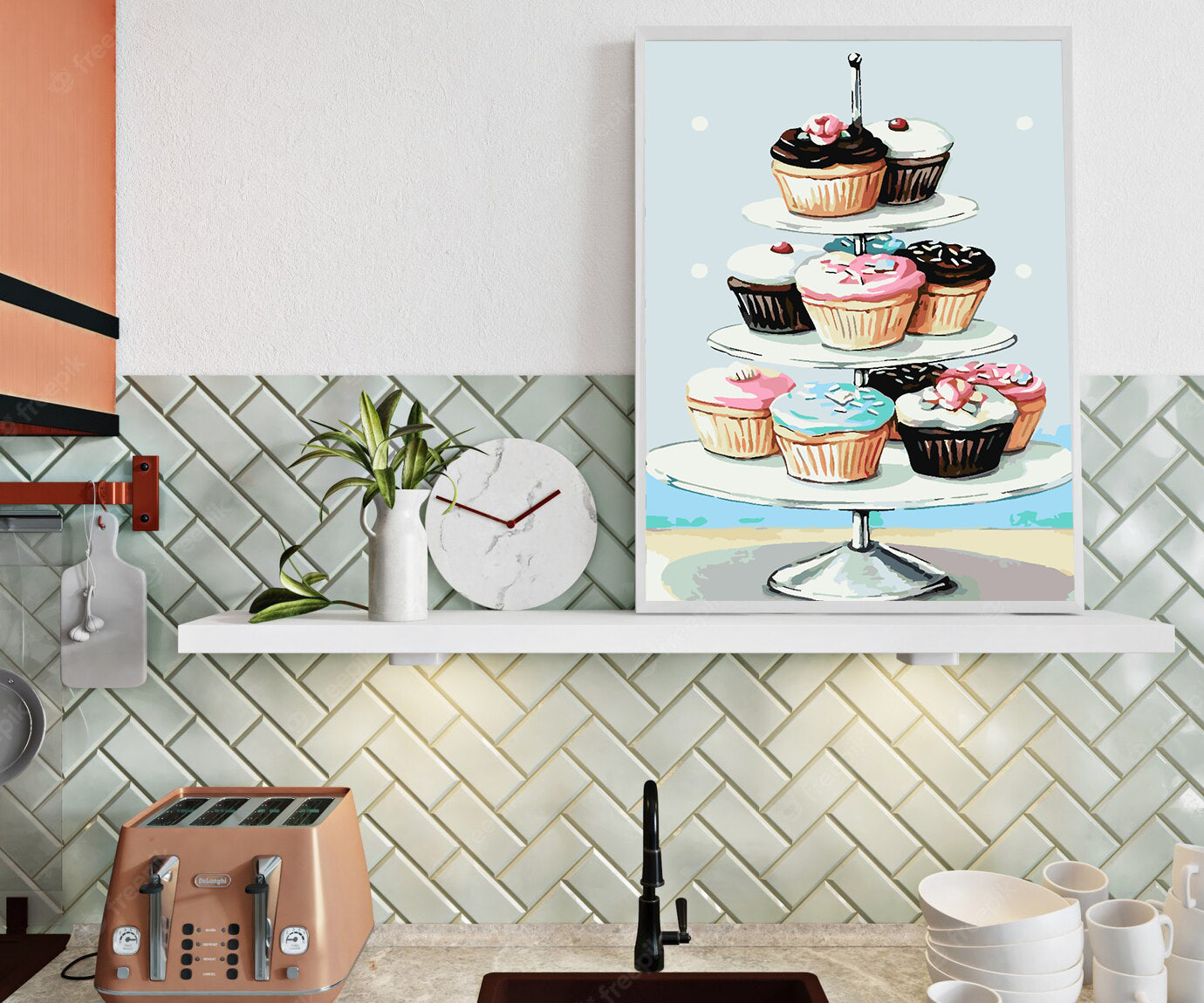 Pictura pe numere - Cupcakes 4468