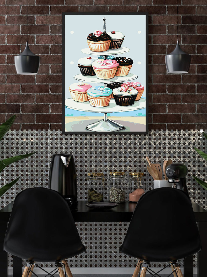 Malen nach Zahlen - Cupcakes 4468