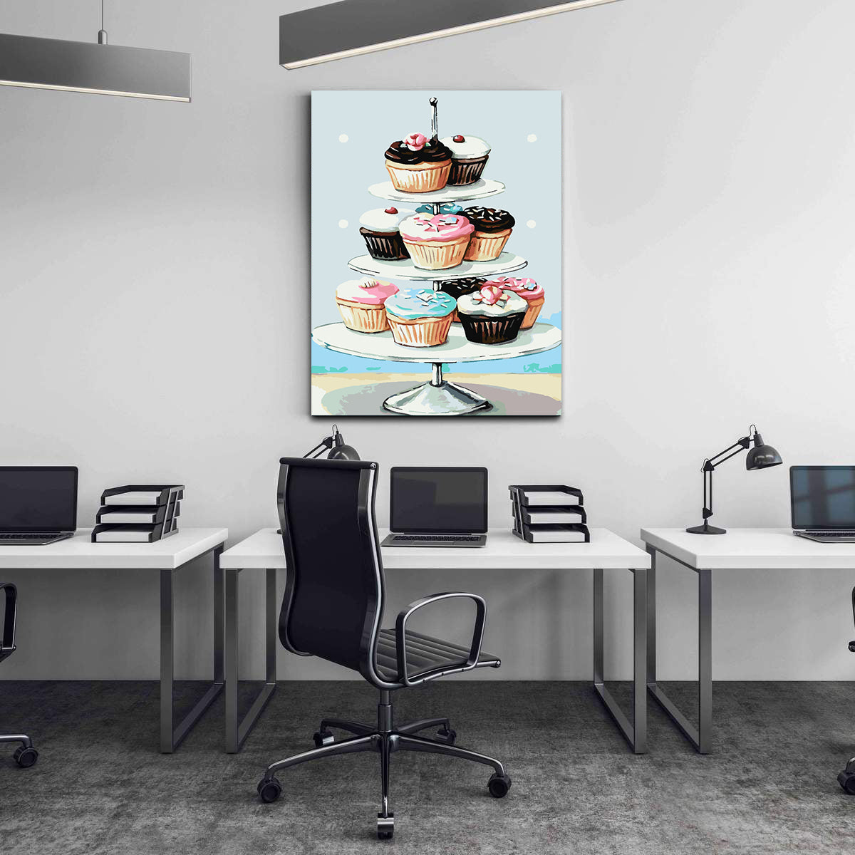 Malen nach Zahlen - Cupcakes 4468