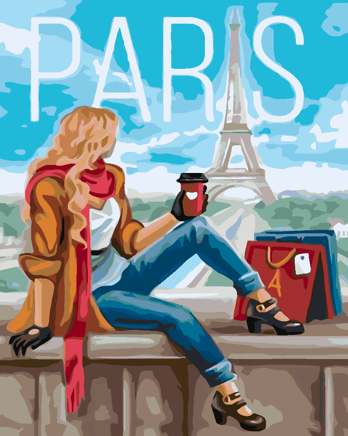 Malen nach Zahlen - Paris 4469