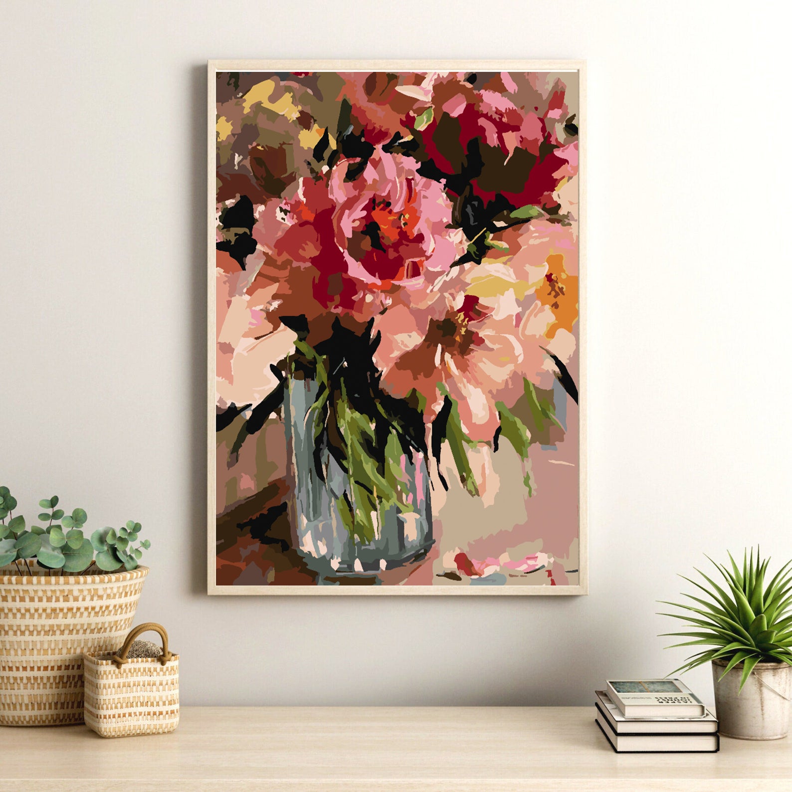 Malen nach Zahlen - Blumen in einer Vase 4472