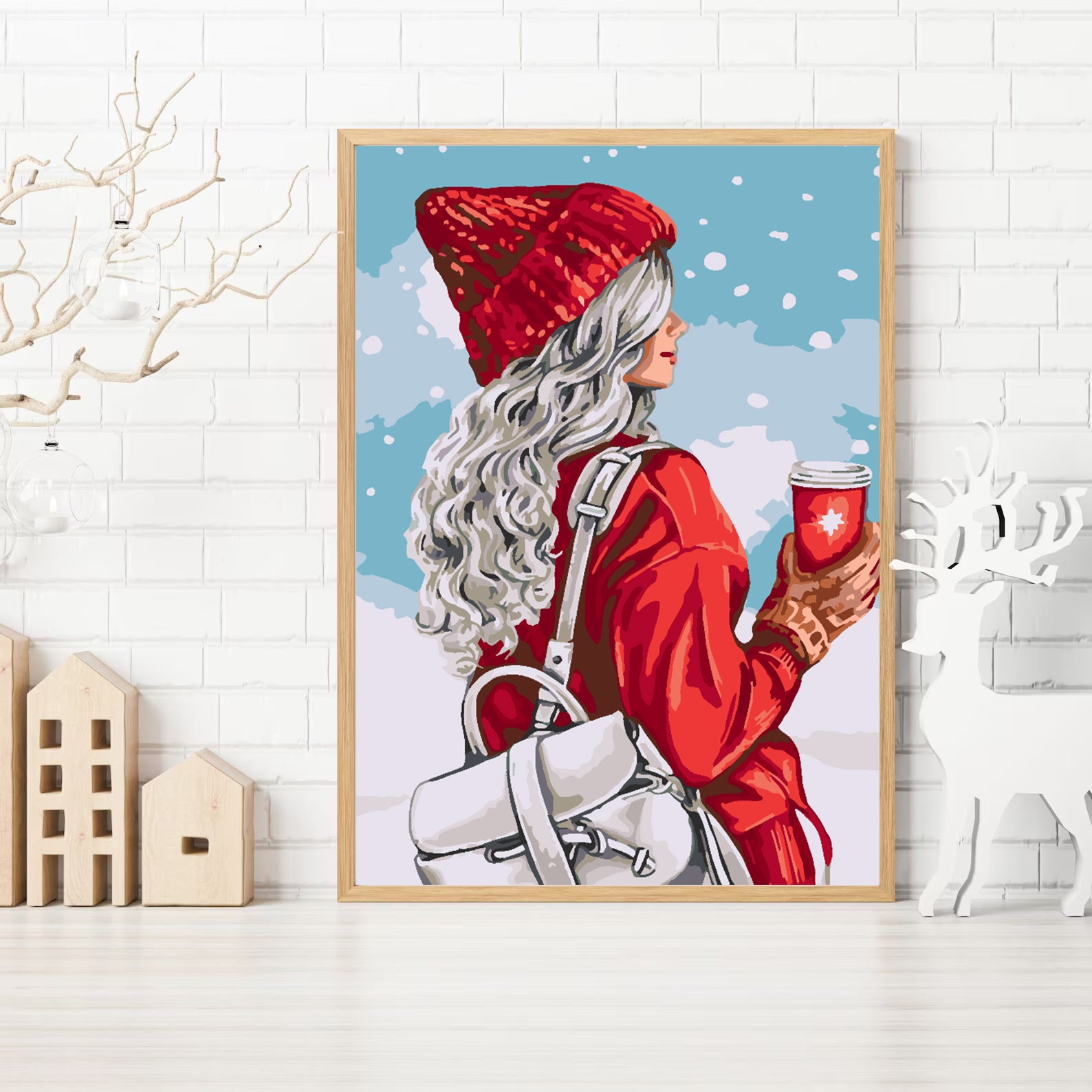 Malen nach Zahlen - Wintermädchen 4474