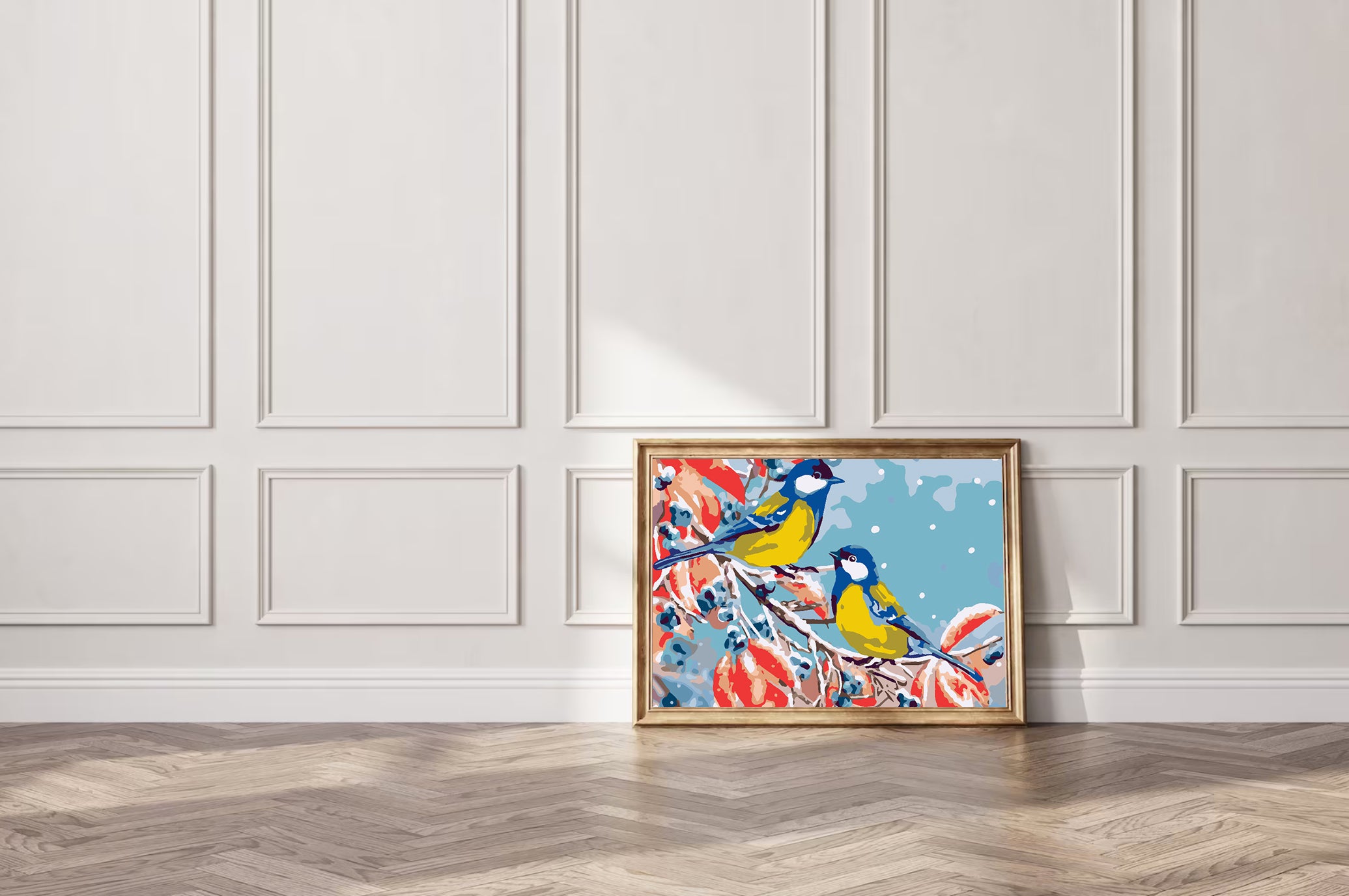 Malen nach Zahlen - Frühlingsvögel 4477