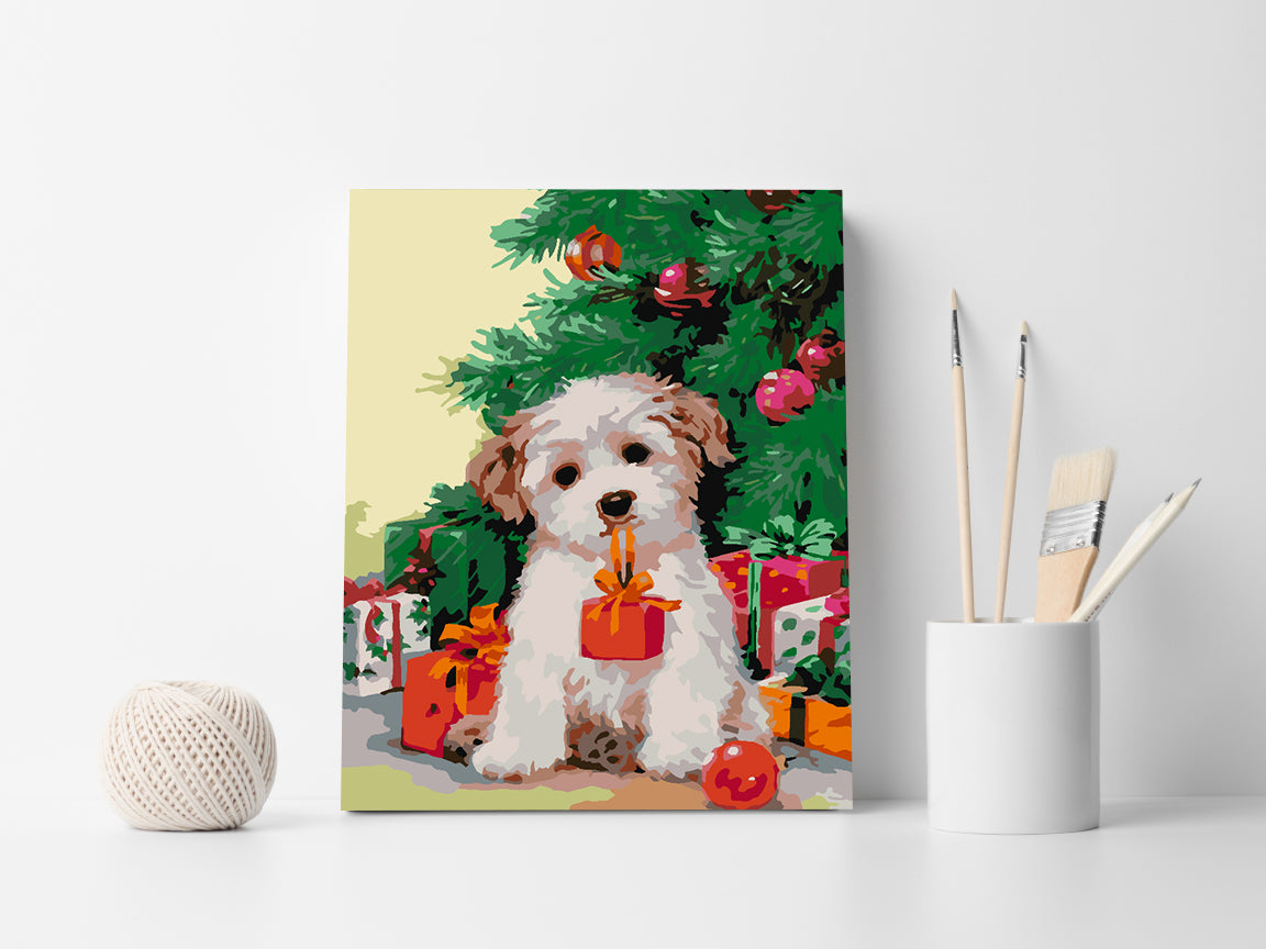 Malen nach Zahlen - Hund bei Brăduț 4479