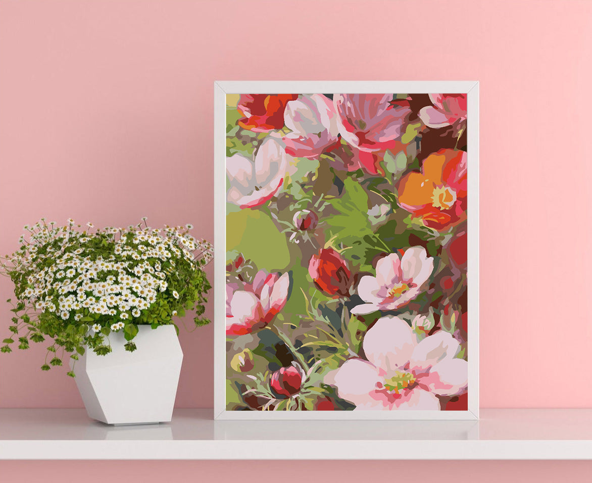 Peinture par numéros - Fleurs 4490