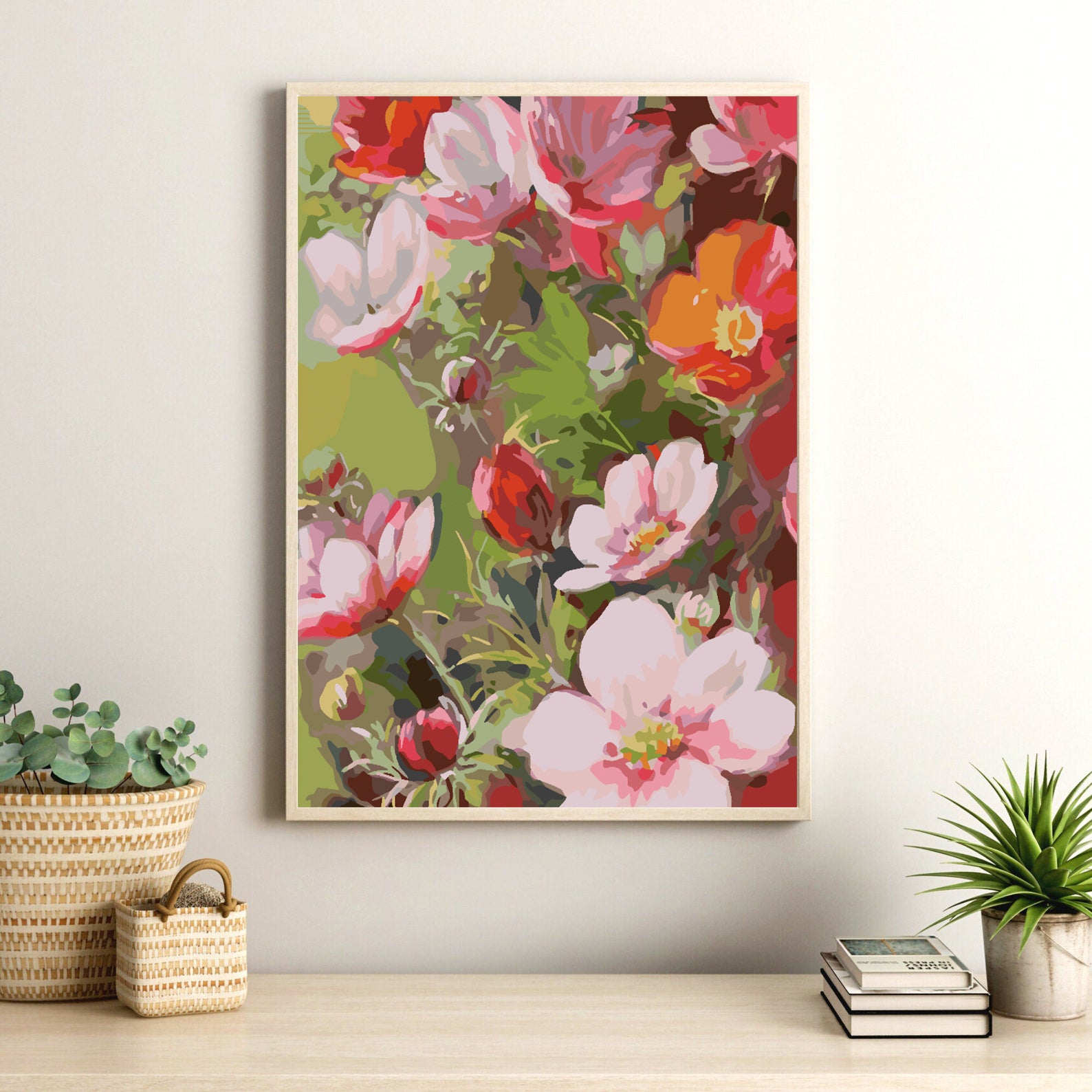 Peinture par numéros - Fleurs 4490